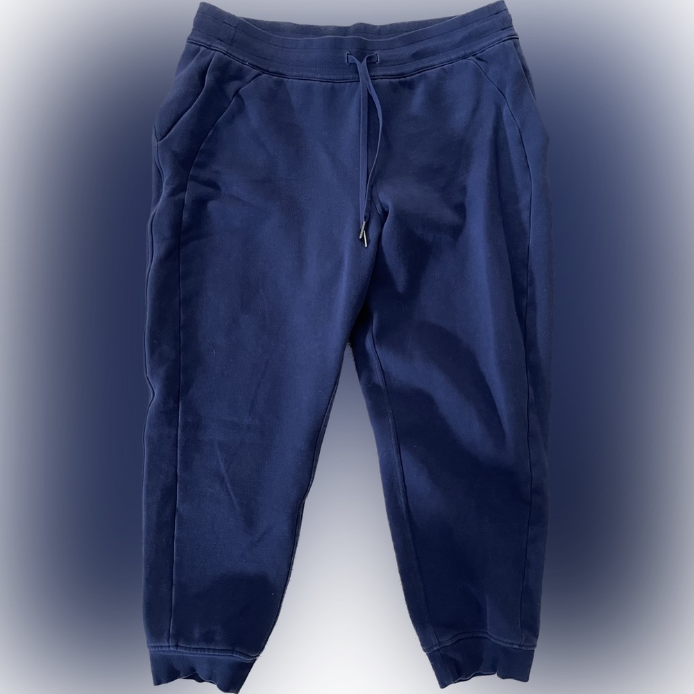 Lululemon Women’s Cotton Blend Joggers | Size 14 | Navy Blue